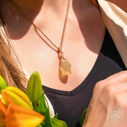 The Destiny Relic – Libyan Desert Glass Pendant Conscious Items Default Title Default Title-