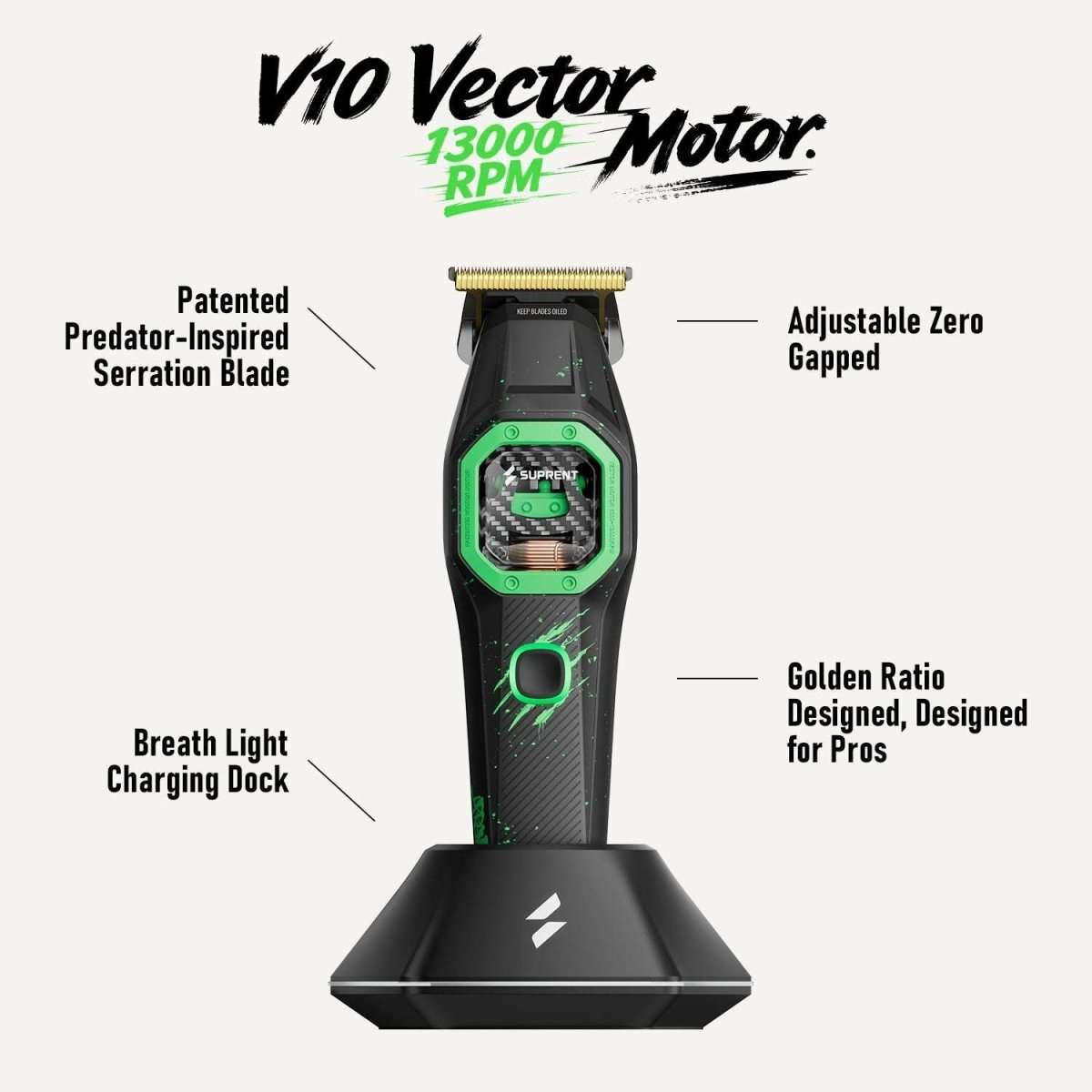 The Fangs V10 Vector Motor Hair Trimmer Cartsfy Inc.