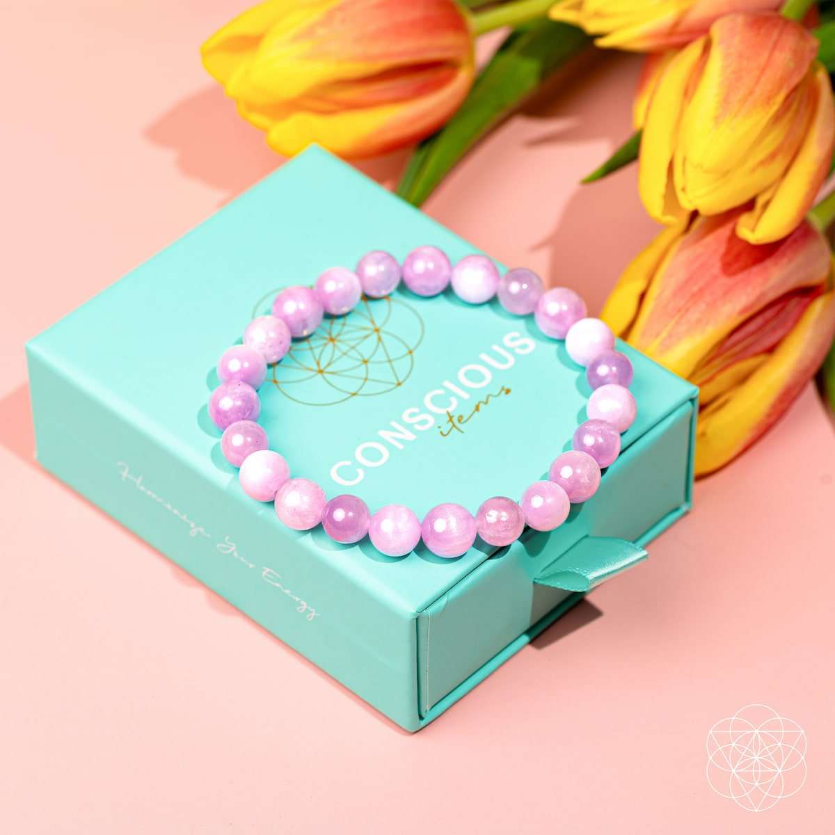 The Heart Reset - Rare Pink Kunzite Bracelet Cartsfy Inc.