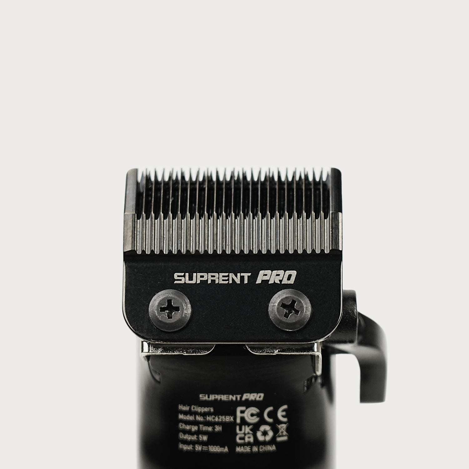Stainless steel clipper blade and guard for SUPRENT PRO trimmer