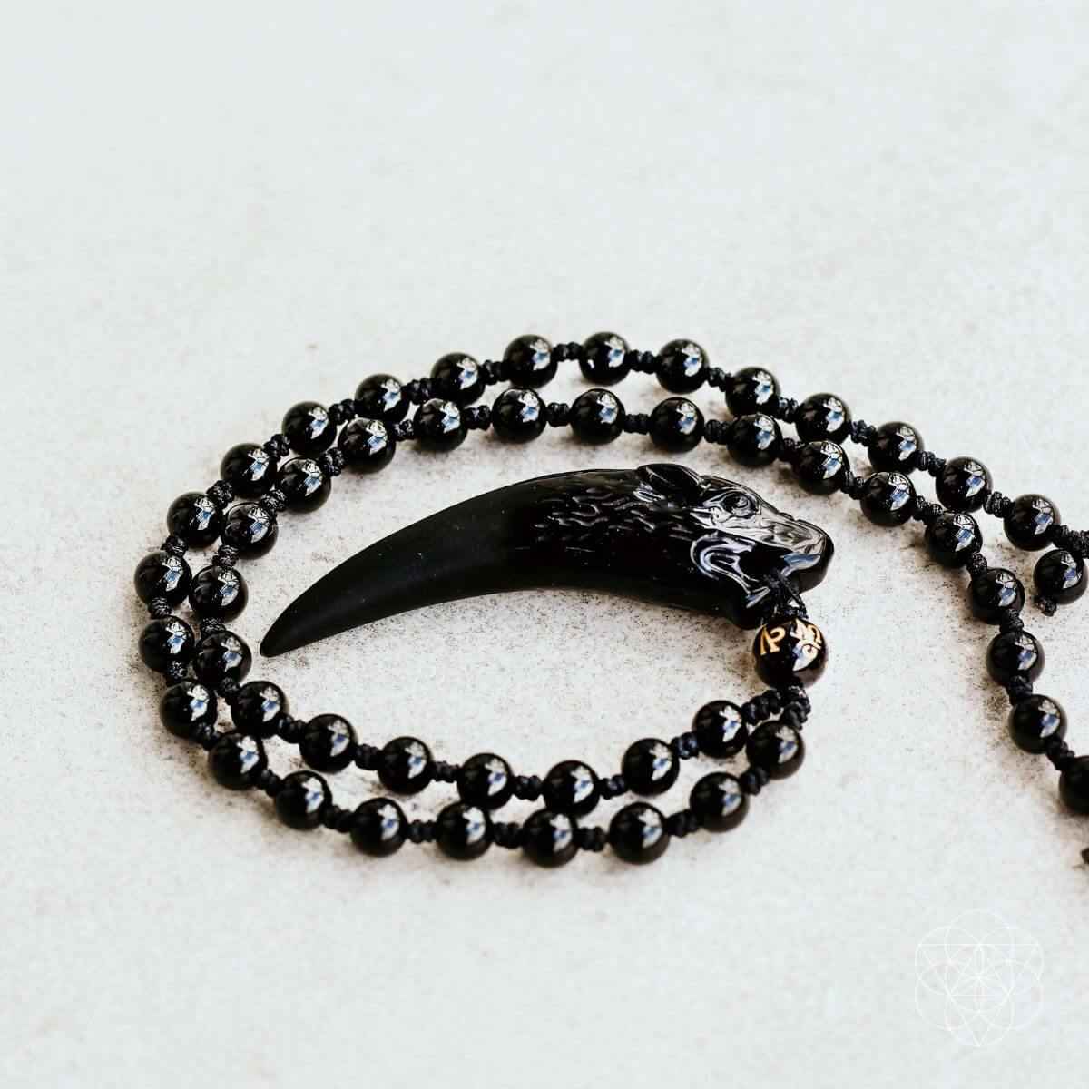 The Obsidian Wolf Pendant Cartsfy Inc.