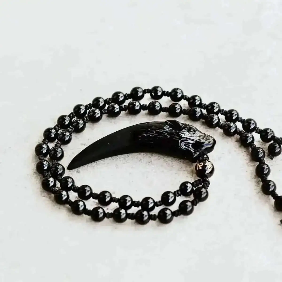 The Obsidian Wolf Pendant - Energy Protection Jewelry Cartsfy Inc.