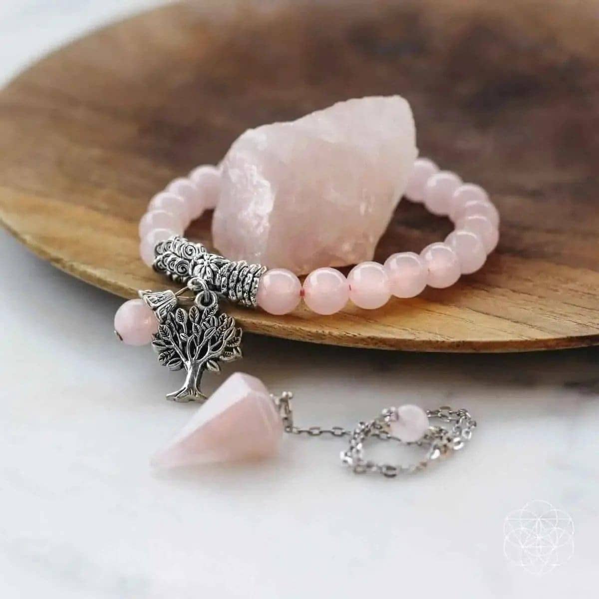 The Rose Quartz Healing Crystal Set Conscious Items Default Title Default Title-