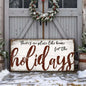 There's No Place Like Home for The Holidays Christmas Sign Cartsfy Inc.