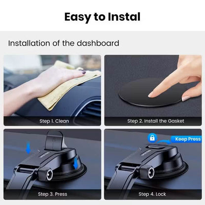 TOPK D38C Car Phone Holder – Adjustable Dashboard Mount Cartsfy Inc.