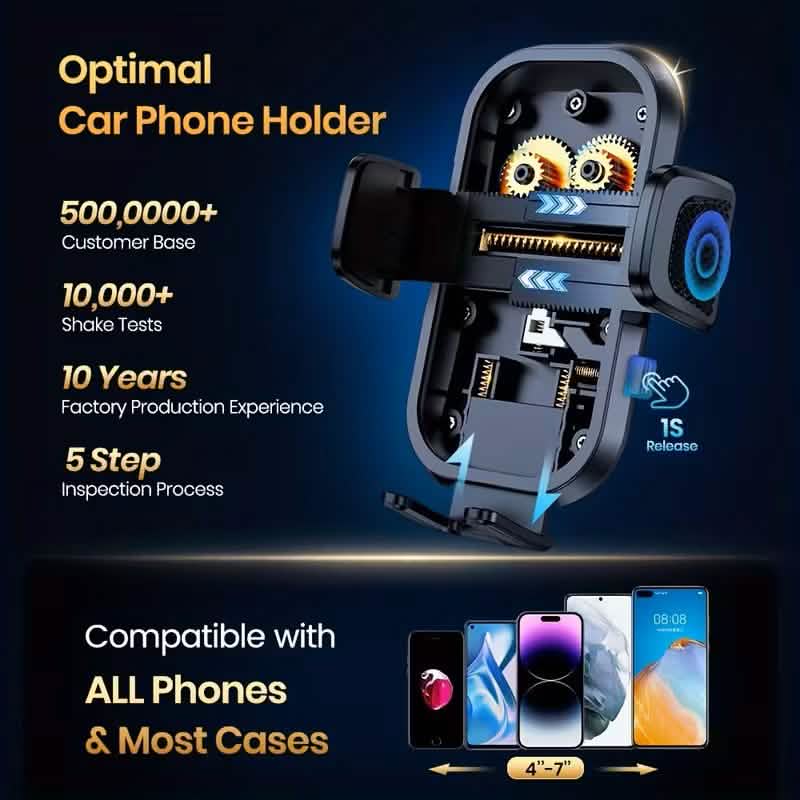 TOPK D38C Car Phone Holder – Adjustable Dashboard Mount Cartsfy Inc.