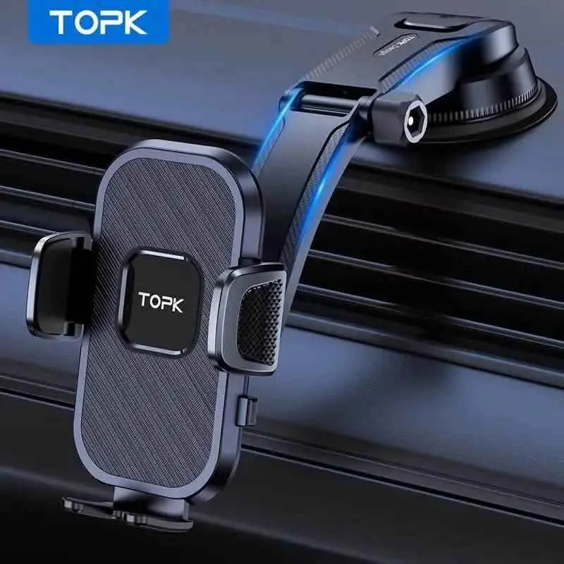 TOPK D38C Car Phone Holder – Adjustable Dashboard Mount Cartsfy Inc.