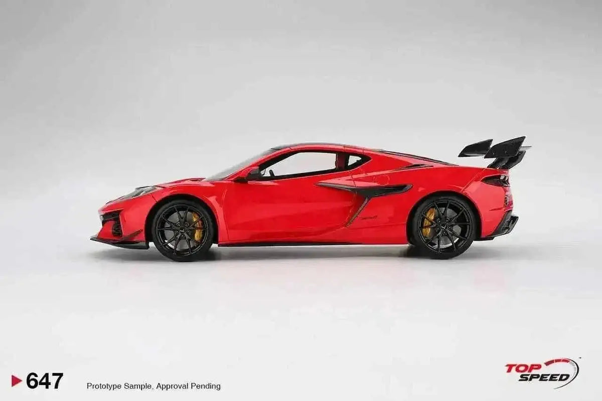Topspeed 2025 Chevrolet Corvette ZR1 Torch Red 1:18 Cartsfy Inc.