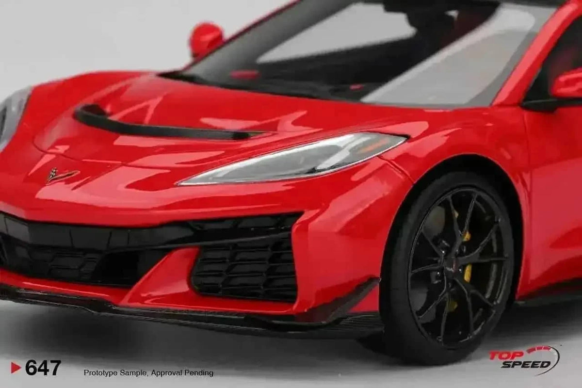 Topspeed 2025 Chevrolet Corvette ZR1 Torch Red 1:18 Cartsfy Inc.