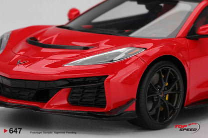 Topspeed 2025 Chevrolet Corvette ZR1 Torch Red 1:18 Cartsfy Inc.