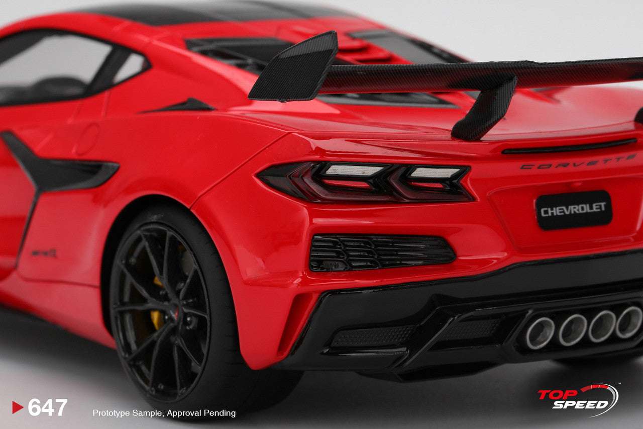 Topspeed 2025 Chevrolet Corvette ZR1 Torch Red 1:18 Cartsfy Inc.