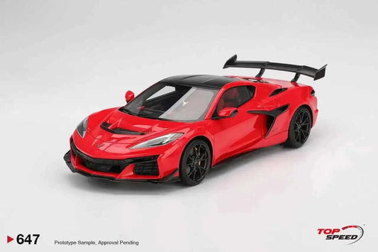 Topspeed 2025 Chevrolet Corvette ZR1 Torch Red 1:18 Cartsfy Inc.