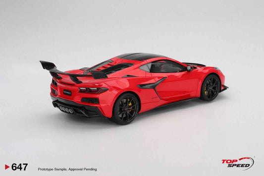 Topspeed 2025 Chevrolet Corvette ZR1 Torch Red 1:18 Cartsfy Inc.