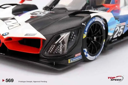 Topspeed BMW M Hybrid V8 GTP #25 BMW M Team RLL 2024 IMSA Daytona 24 Hrs 1:18 Cartsfy Inc.
