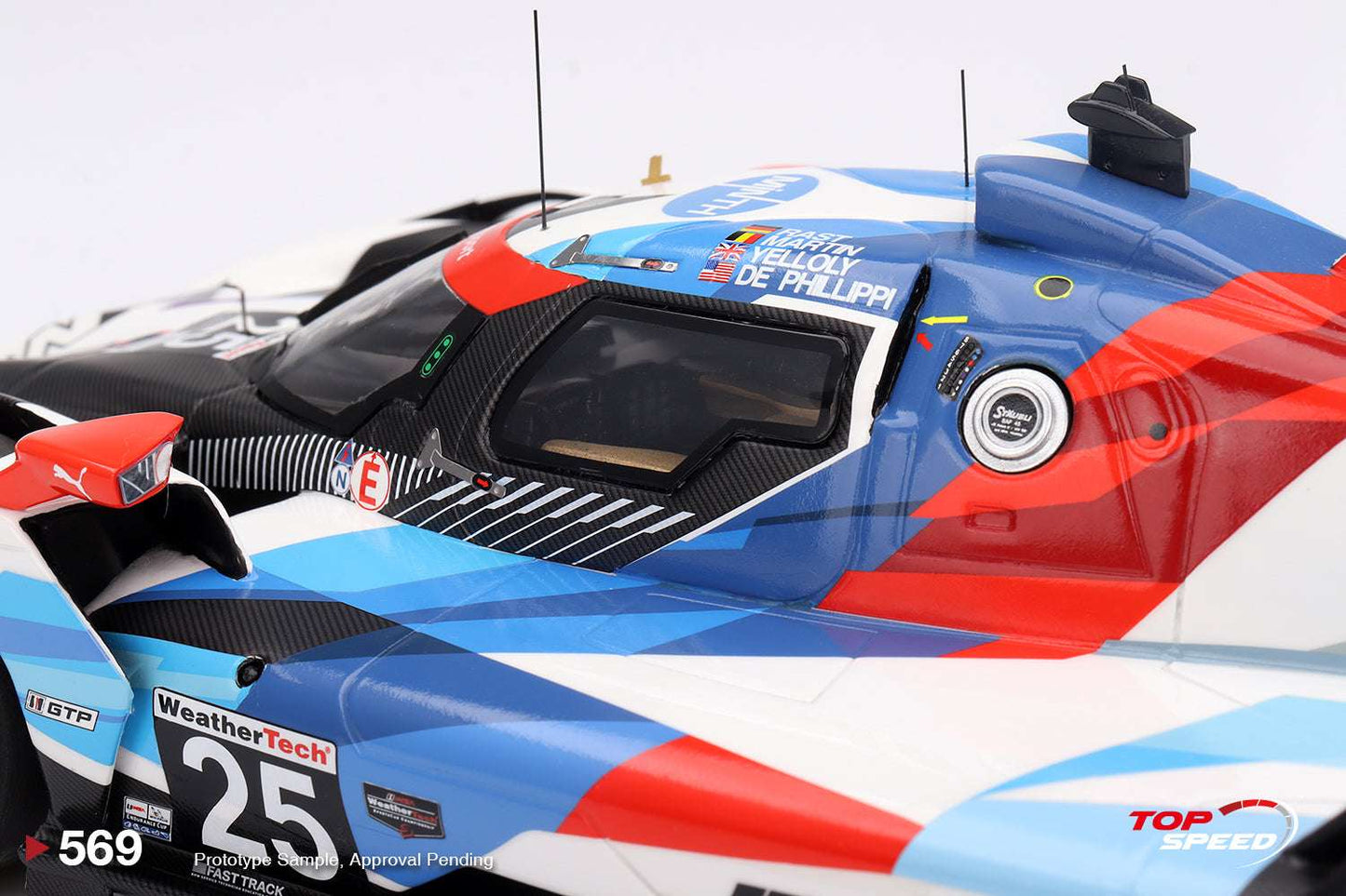 Topspeed BMW M Hybrid V8 GTP #25 BMW M Team RLL 2024 IMSA Daytona 24 Hrs 1:18 Cartsfy Inc.