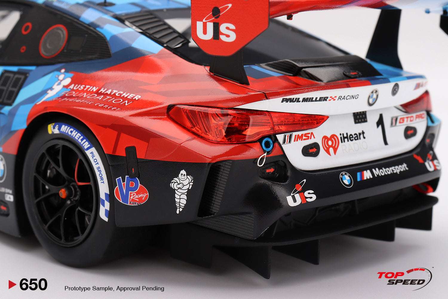 Topspeed BMW M4 GT3 #1 Paul Miller Racing IMSA 2025 IMSA Daytona 24hrs 1:18 STM Diecast Default Title Default Title-