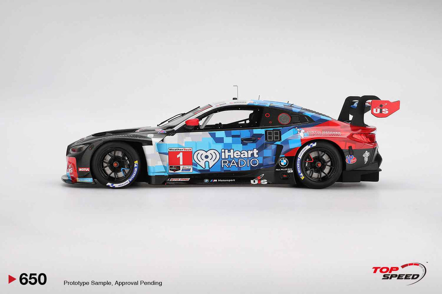 Topspeed BMW M4 GT3 #1 Paul Miller Racing IMSA 2025 IMSA Daytona 24hrs 1:18 STM Diecast Default Title Default Title-