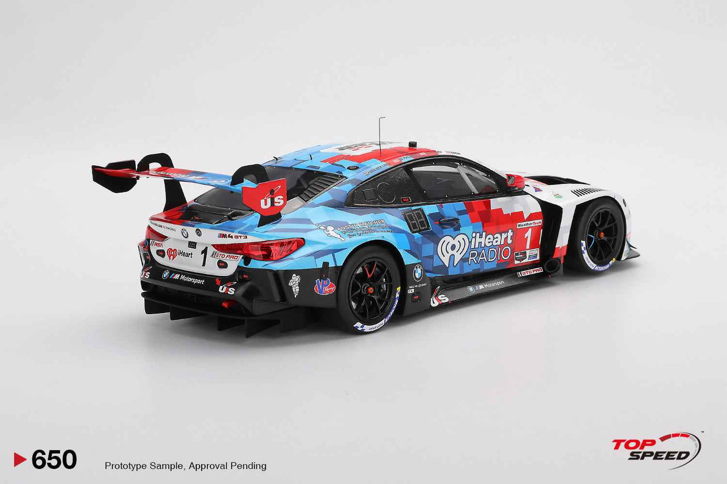 Topspeed BMW M4 GT3 #1 Paul Miller Racing IMSA 2025 IMSA Daytona 24hrs 1:18 STM Diecast Default Title Default Title-