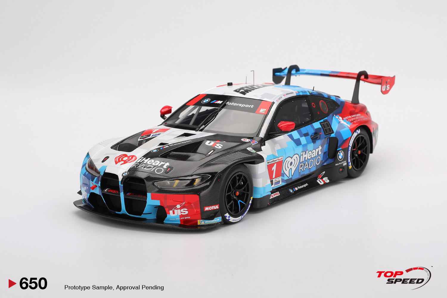 Topspeed BMW M4 GT3 #1 Paul Miller Racing IMSA 2025 IMSA Daytona 24hrs 1:18 STM Diecast Default Title Default Title-