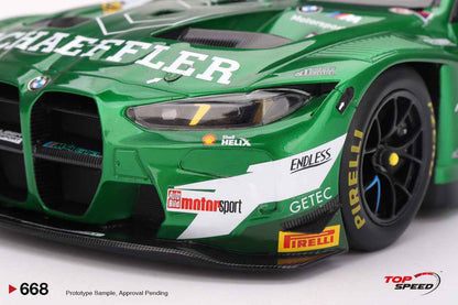 Topspeed BMW M4 GT3 #11 Schubert Motorsport 2025 DTM Zandvoort Green 1:18 Cartsfy Inc.