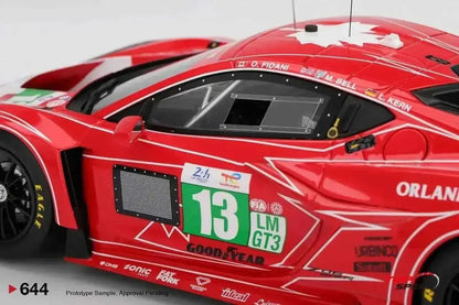 Topspeed Chevrolet Corvette C8 Z06 GT3.R #13 AWA Racing 2025 IMSA Le Mans 24hrs Red 1:18 Cartsfy Inc.