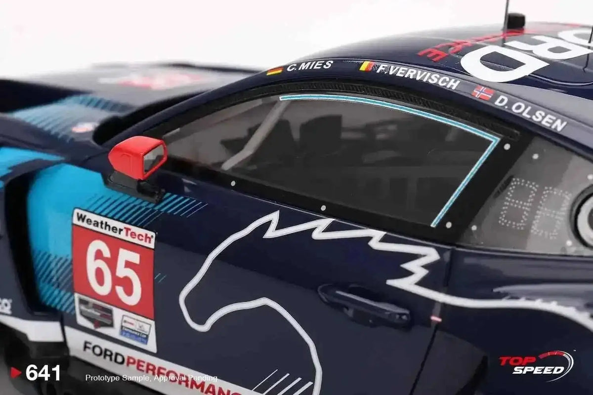 Topspeed Ford Mustang GT3 #65 Ford Multimatic Motorsports 2025 Winner IMSA Daytona 24hrs 1:18 Cartsfy Inc.