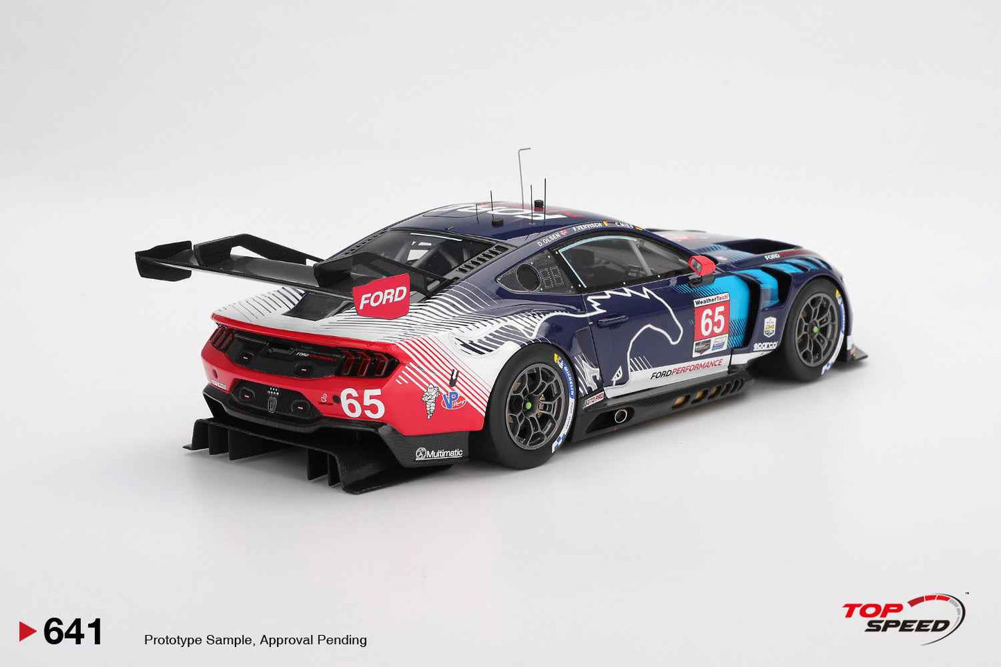 Topspeed Ford Mustang GT3 #65 Ford Multimatic Motorsports 2025 Winner IMSA Daytona 24hrs 1:18 STM Diecast Default Title Default Title-
