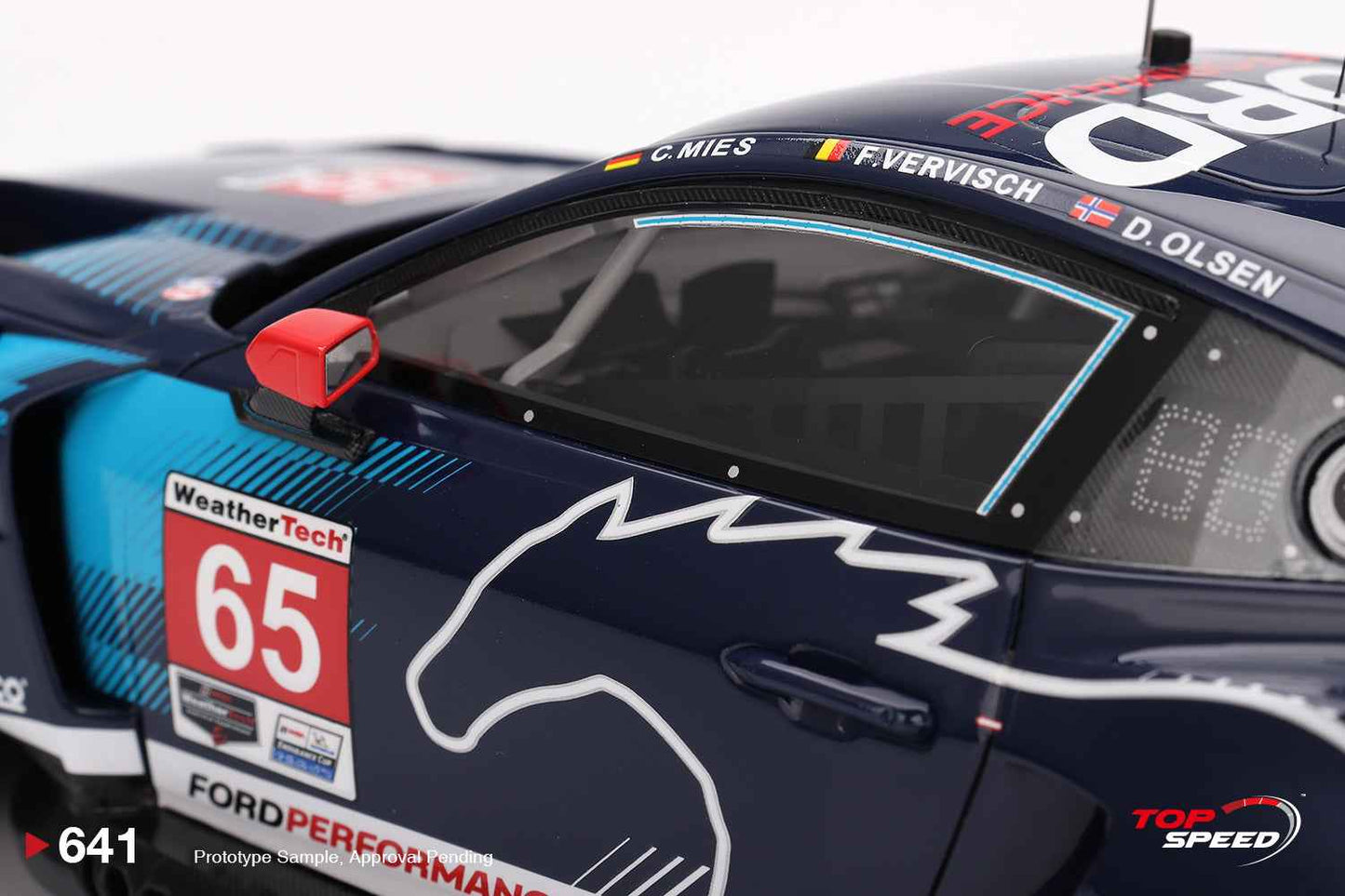 Topspeed Ford Mustang GT3 #65 Ford Multimatic Motorsports 2025 Winner IMSA Daytona 24hrs 1:18 STM Diecast Default Title Default Title-