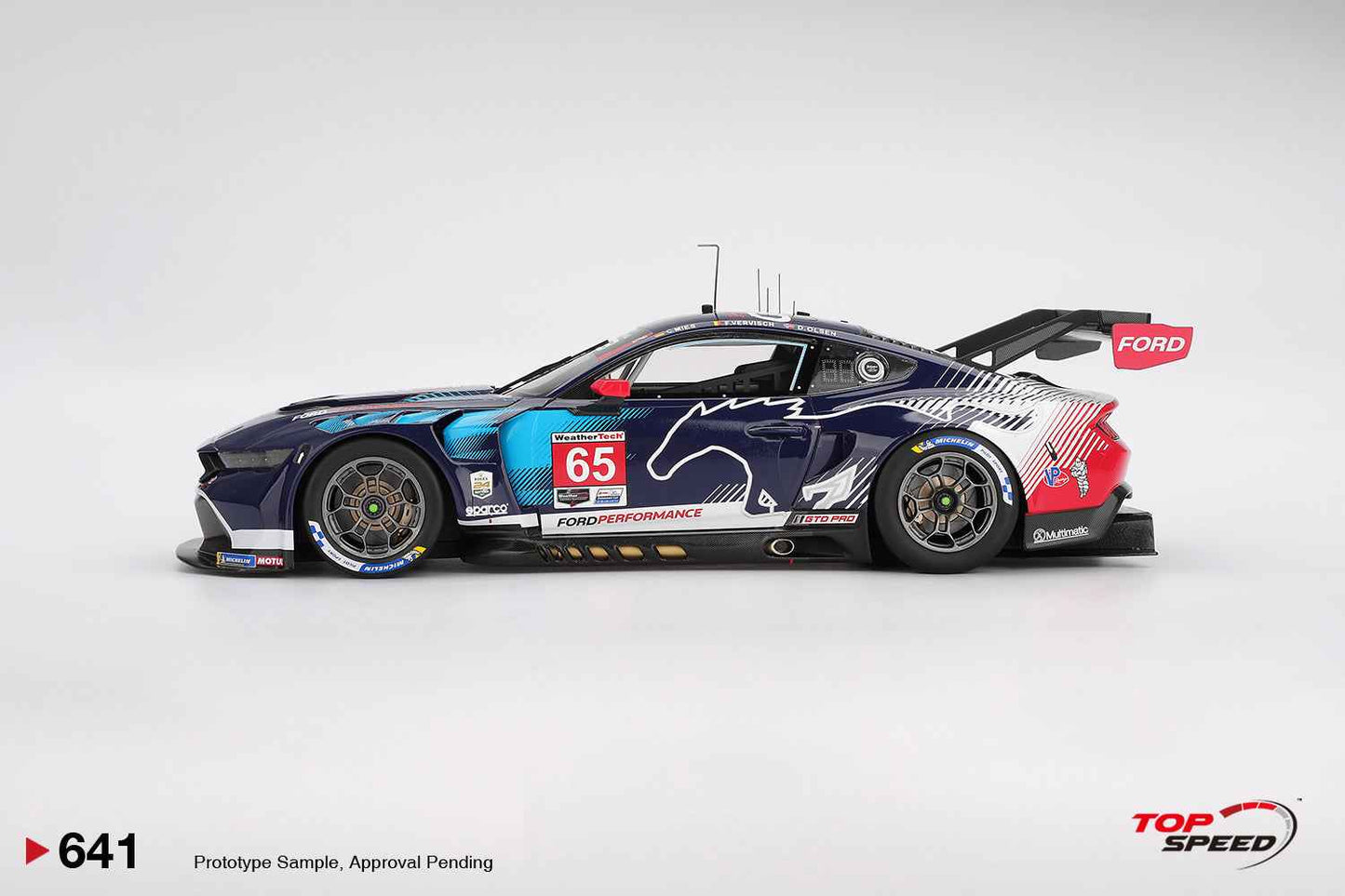 Topspeed Ford Mustang GT3 #65 Ford Multimatic Motorsports 2025 Winner IMSA Daytona 24hrs 1:18 STM Diecast Default Title Default Title-