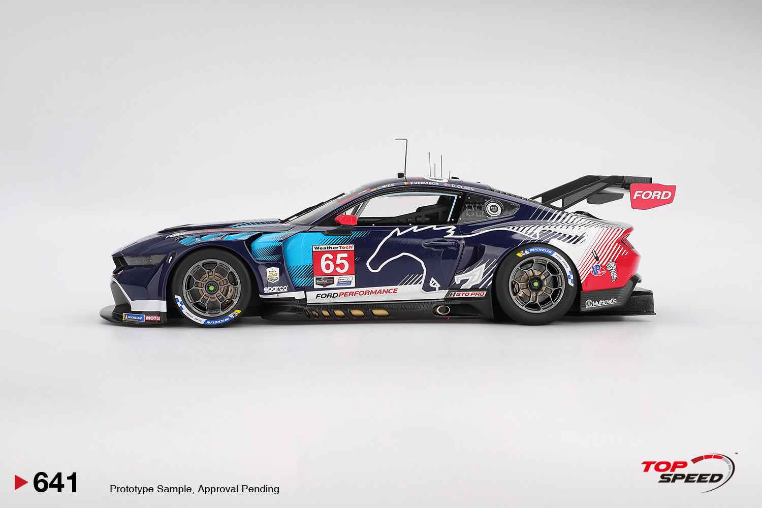 Topspeed Ford Mustang GT3 #65 Ford Multimatic Motorsports 2025 Winner IMSA Daytona 24hrs 1:18 STM Diecast Default Title Default Title-