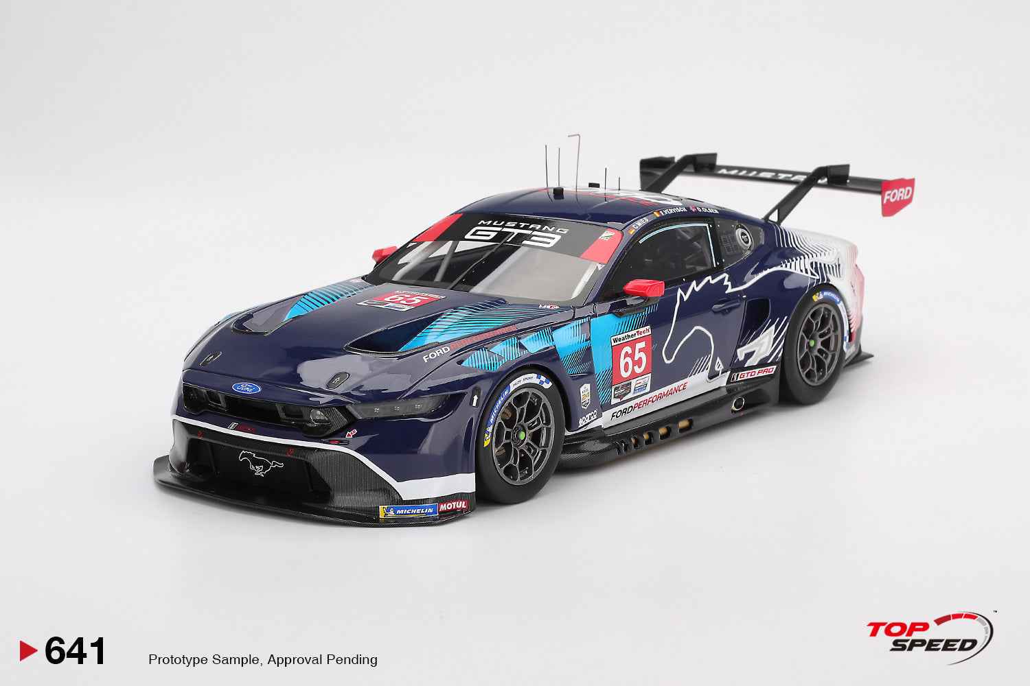 Topspeed Ford Mustang GT3 #65 Ford Multimatic Motorsports 2025 Winner IMSA Daytona 24hrs 1:18 STM Diecast Default Title Default Title-