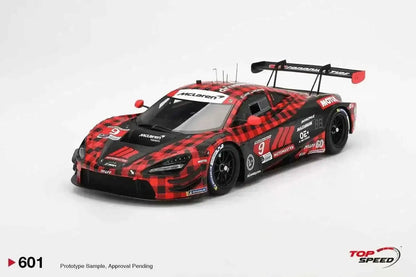 Topspeed Mclaren 720S GT3 EVO #9 Pfaff Motorsport Plaid 2024 IMSA Chevrolet Grand Prix Red 1:18 Cartsfy Inc.