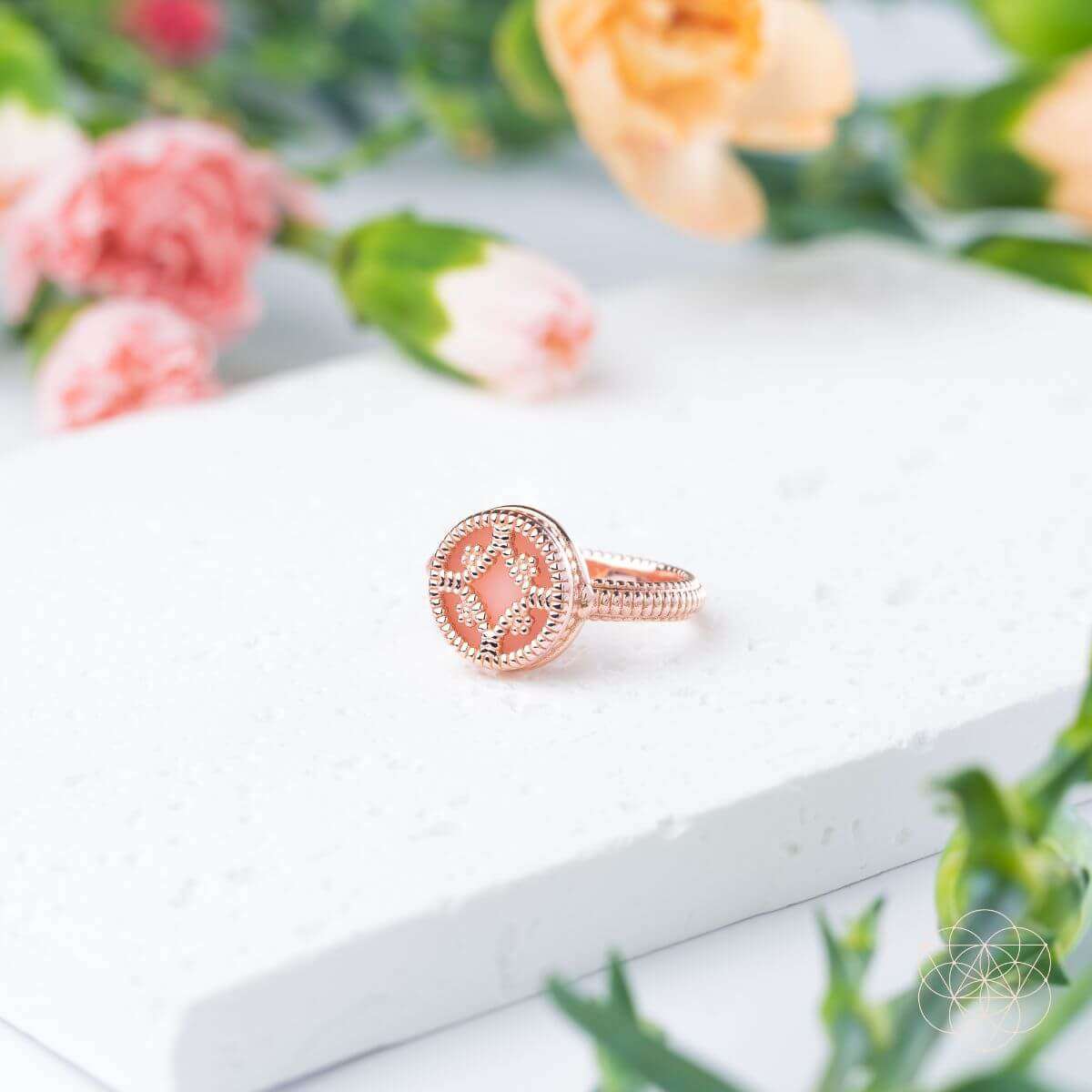 Totem of Abundance: Mayan Lamat Silver Ring of Miracles Cartsfy Inc.