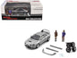 Toyota Celica GT-Four RHD (Right Hand Drive) ID Silver Metallic with 2 Figures and Accessories 1/64 Diecast Model Car by BM Creations Cartsfy Inc.