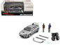 Toyota Celica GT-Four RHD (Right Hand Drive) ID Silver Metallic with 2 Figures and Accessories 1/64 Diecast Model Car by BM Creations Cartsfy Inc.