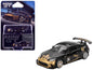 Toyota GR86 "LB-Nation - Liberty Walk" #24 Black with Carbon Hood and Gold Graphics Limited Edition 1/64 Diecast Model Car by Mini GT Cartsfy Inc.