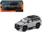 Toyota Sequoia TRD PRO Silver Metallic with Roof Rack 1/64 Diecast Model Car by GCD Cartsfy Inc.