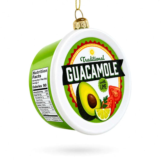 Traditional Guacamole Glass Christmas Ornament BestPysanky Default Title Default Title-