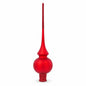 Translucent Red Glass Christmas Tree Topper 11 Inches Cartsfy Inc.