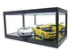Triple 9 LED 14in Display Case w/ Black Frame 1:18 Cartsfy Inc.