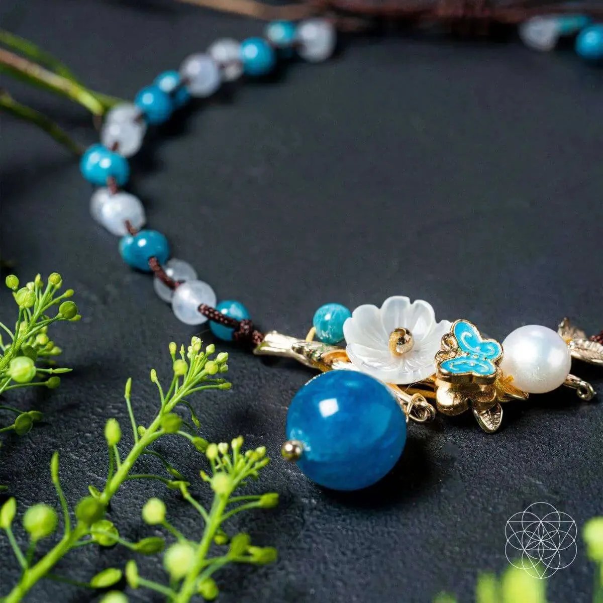 Triple Crystal Anklet of Positivity Conscious Items Default Title Default Title-