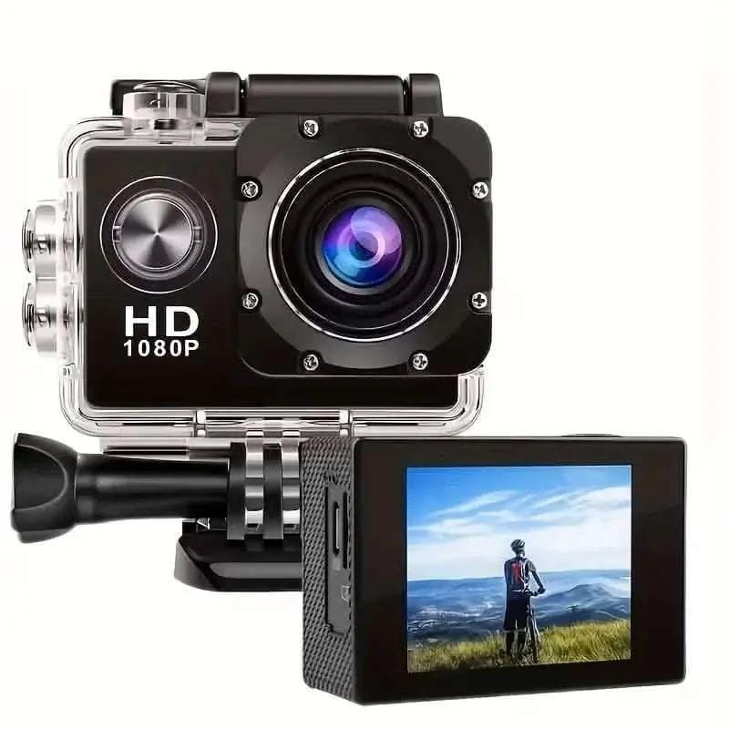 Ultra HD 1080P Action Camera – 140° Wide Angle, Fisheye Lens, LCD Display DailySale Default Title Default Title-