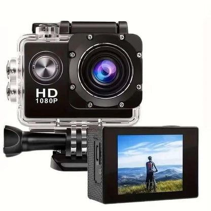 Ultra HD 1080P Action Camera – 140° Wide Angle, Fisheye Lens, LCD Display DailySale Default Title Default Title-