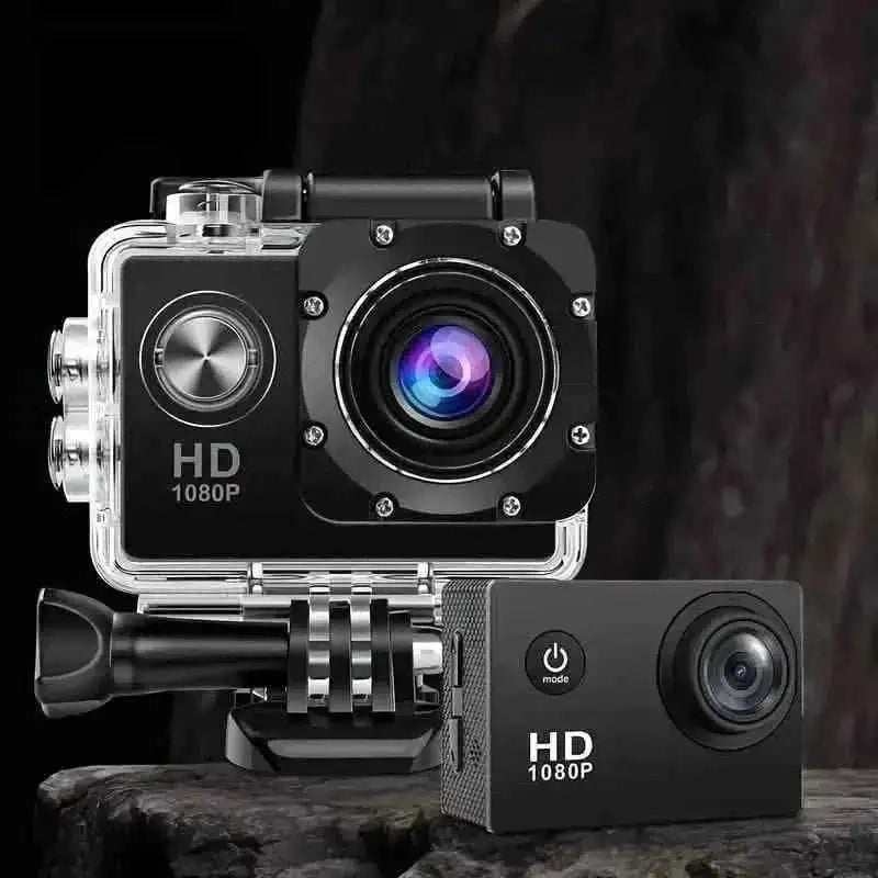 Ultra HD 1080P Action Camera – 140° Wide Angle, Fisheye Lens, LCD Display Cartsfy Inc.