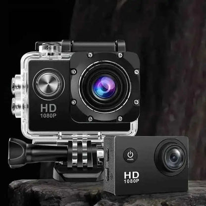 Ultra HD 1080P Action Camera – 140° Wide Angle, Fisheye Lens, LCD Display Cartsfy Inc.