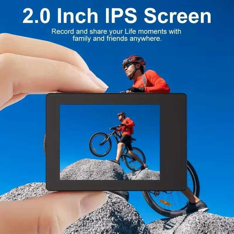 Ultra HD 1080P Action Camera – 140° Wide Angle, Fisheye Lens, LCD Display Cartsfy Inc.