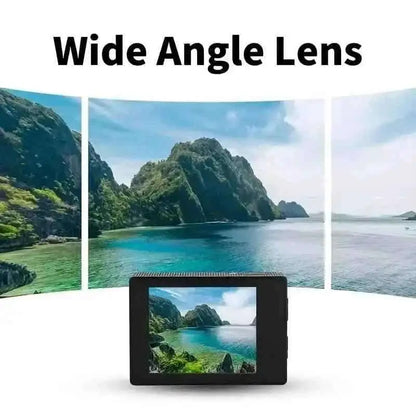 Ultra HD 1080P Action Camera – 140° Wide Angle, Fisheye Lens, LCD Display Cartsfy Inc.