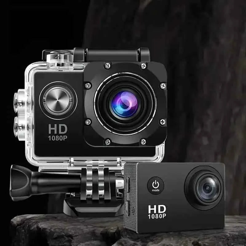Ultra HD 1080P Action Camera – 140° Wide Angle, Fisheye Lens, LCD Display - Cartsfy Inc.
