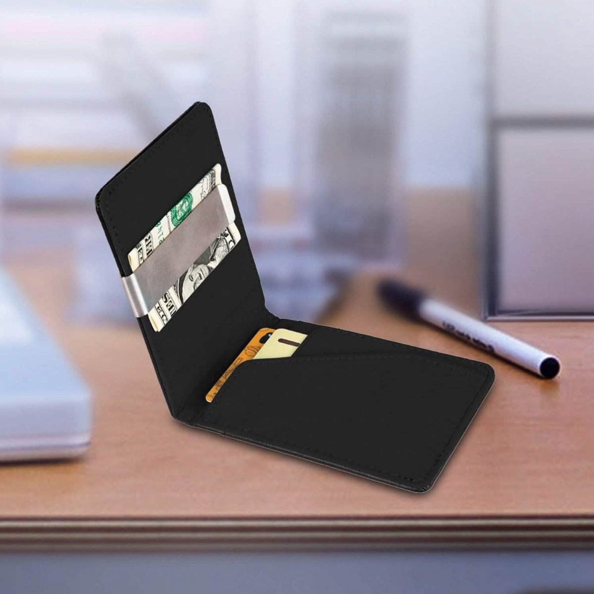 Unisex PU Leather Wallet RFID Blocking - Cartsfy Inc.
