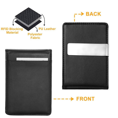 Unisex PU Leather Wallet RFID Blocking - Cartsfy Inc.